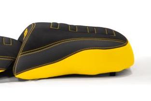Isotta Comfort Pillion Seat | Black/Yellow - 40th Anniversary | BMW R 1200 GS 2013>2019 -  Shop name