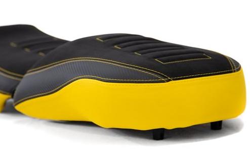 Isotta Comfort Pillion Seat | Black/Yellow - 40th Anniversary | BMW R 1200 GS 2013>2019 -  Shop name