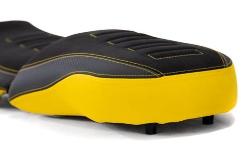Isotta Comfort Pillion Seat | Black/Yellow - 40th Anniversary | BMW R 1200 GS Adventure 2013>2019 -  Shop name