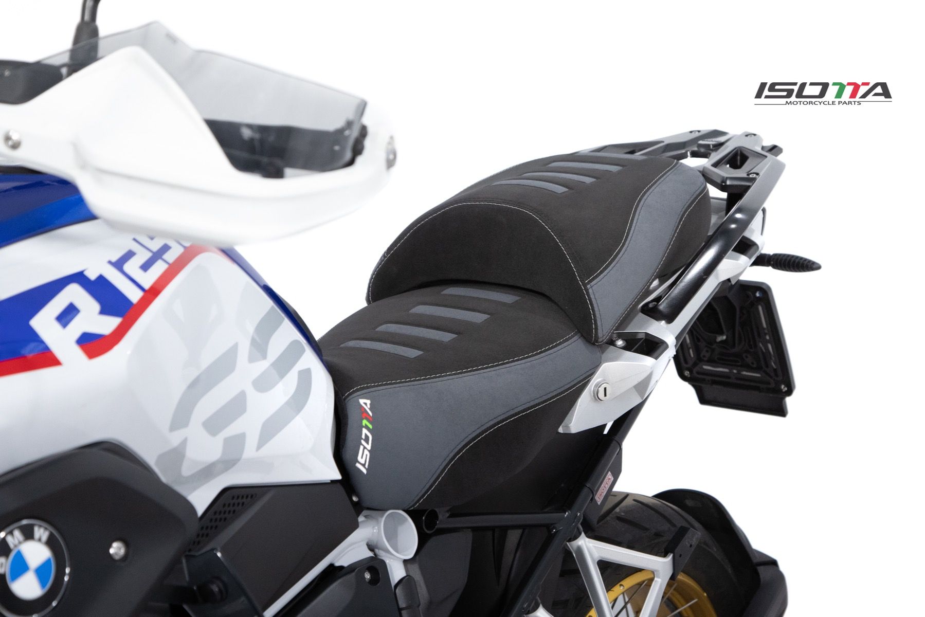Isotta Comfort Riders Seat | Black/Grey | BMW R 1200 GS incl. Adventure 2013>2019-ISE1057-N-Seats-Pyramid Motorcycle Accessories
