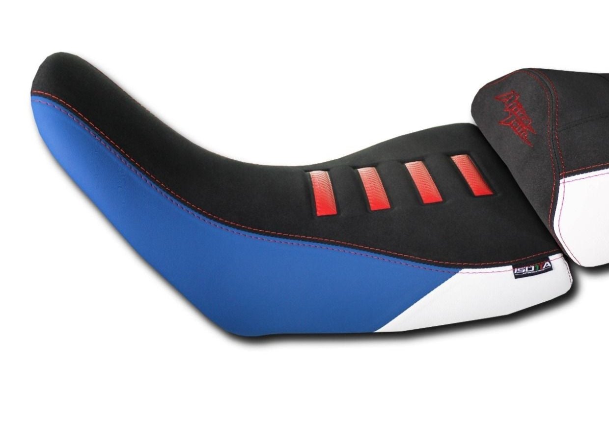 Isotta Comfort Riders Seat | Black/White/Blue/Red | Honda Africa Twin CRF1100L (incl. Adventure Sport) 2020>Current -  Shop name