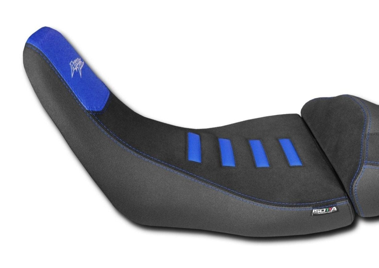 Isotta Comfort Riders Seat - Lowered | Black/Blue | Honda Africa Twin CRF1100L (incl. Adventure Sport) 2020>Current -  Shop name