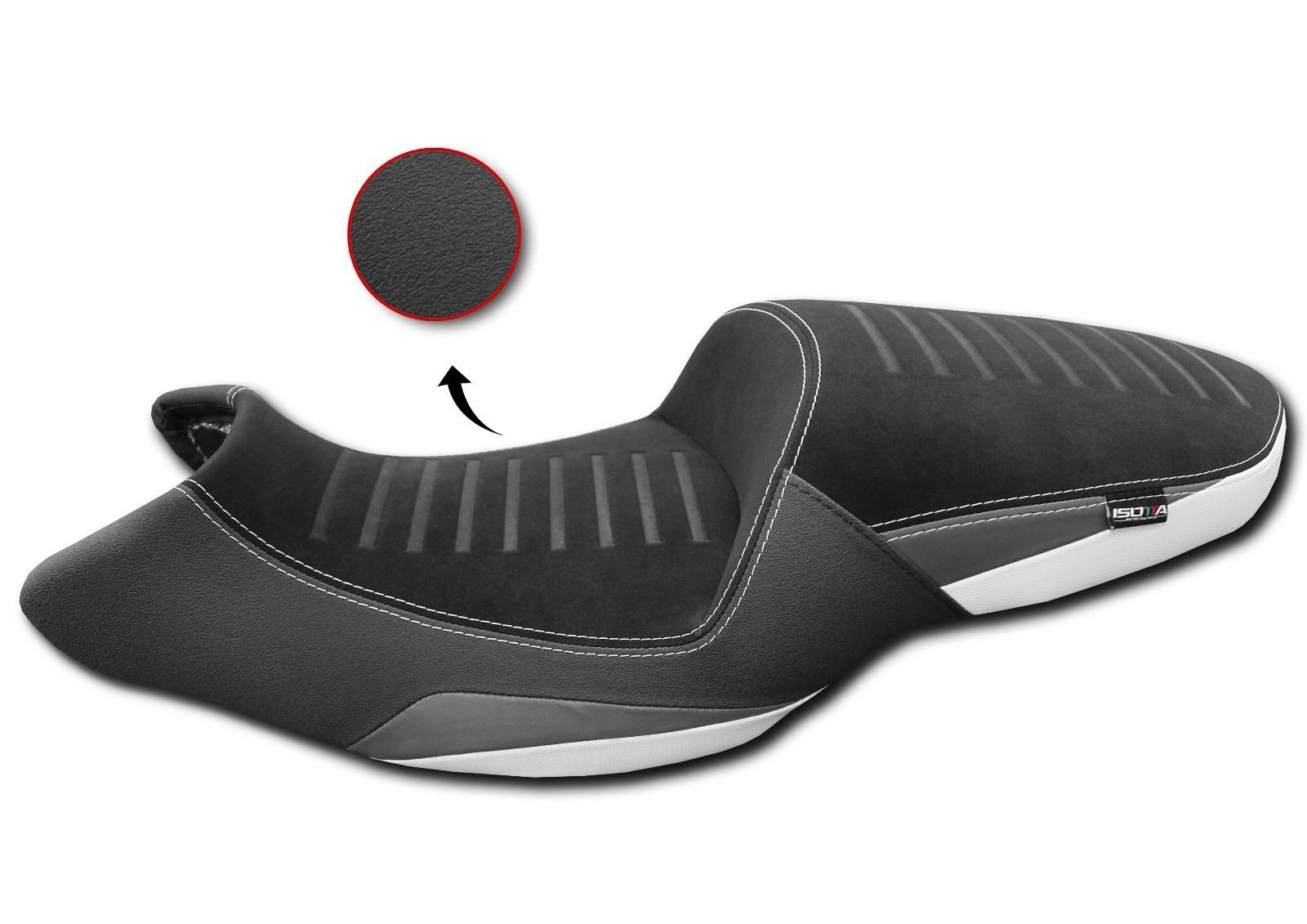 Isotta Comfort Lowered Riders Seat | White | BMW F 900 R/XR -   Pyramid Motorcycle Accessories