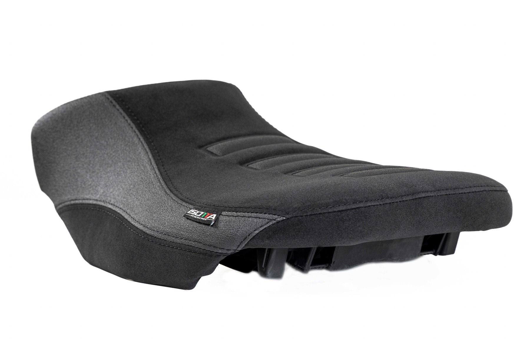 Isotta Comfort Riders Seat with Prostate Channel - Lowered | Black | BMW R 1250 GS incl. Adventure 2019>2023-ISE1059-TB-Seats-Pyramid Motorcycle Accessories