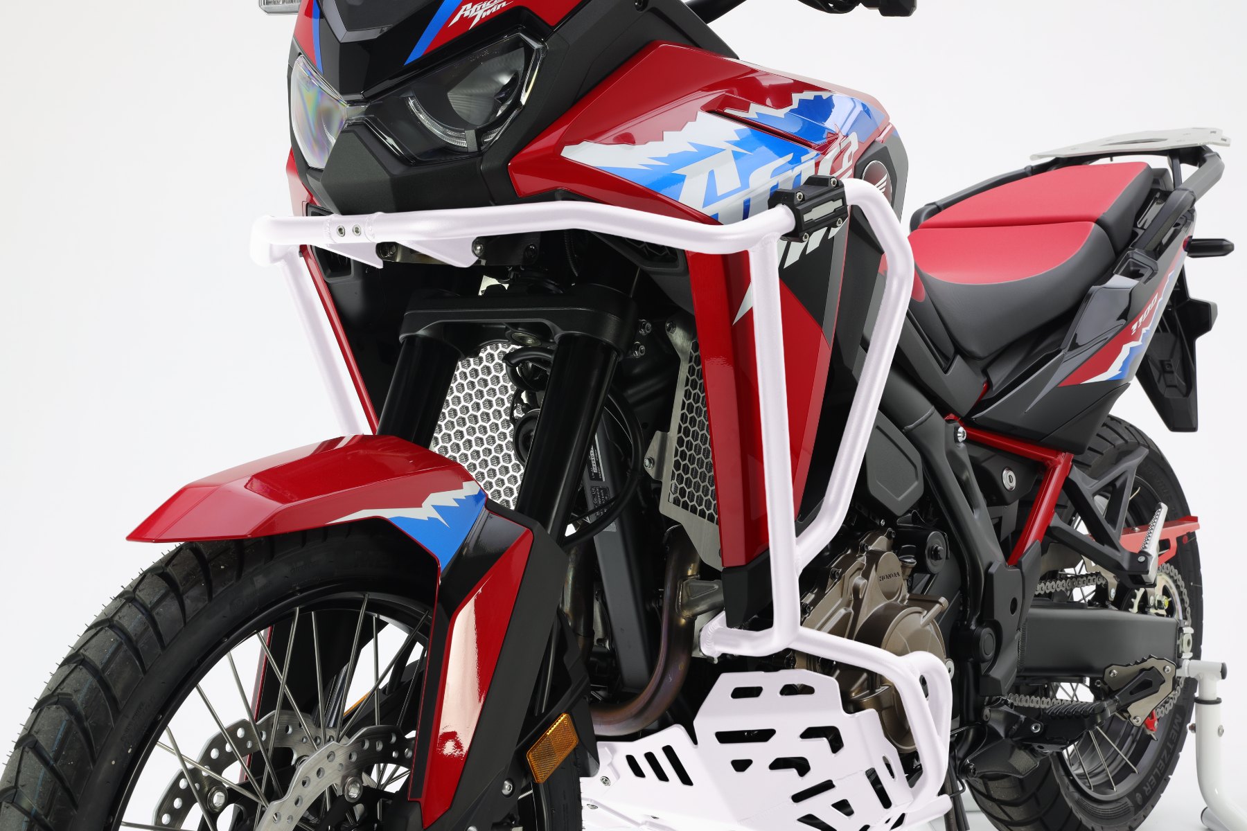 Isotta Crash Protection Bars | White | Honda Africa Twin CRF 1100 L 2024>Current -  Shop name
