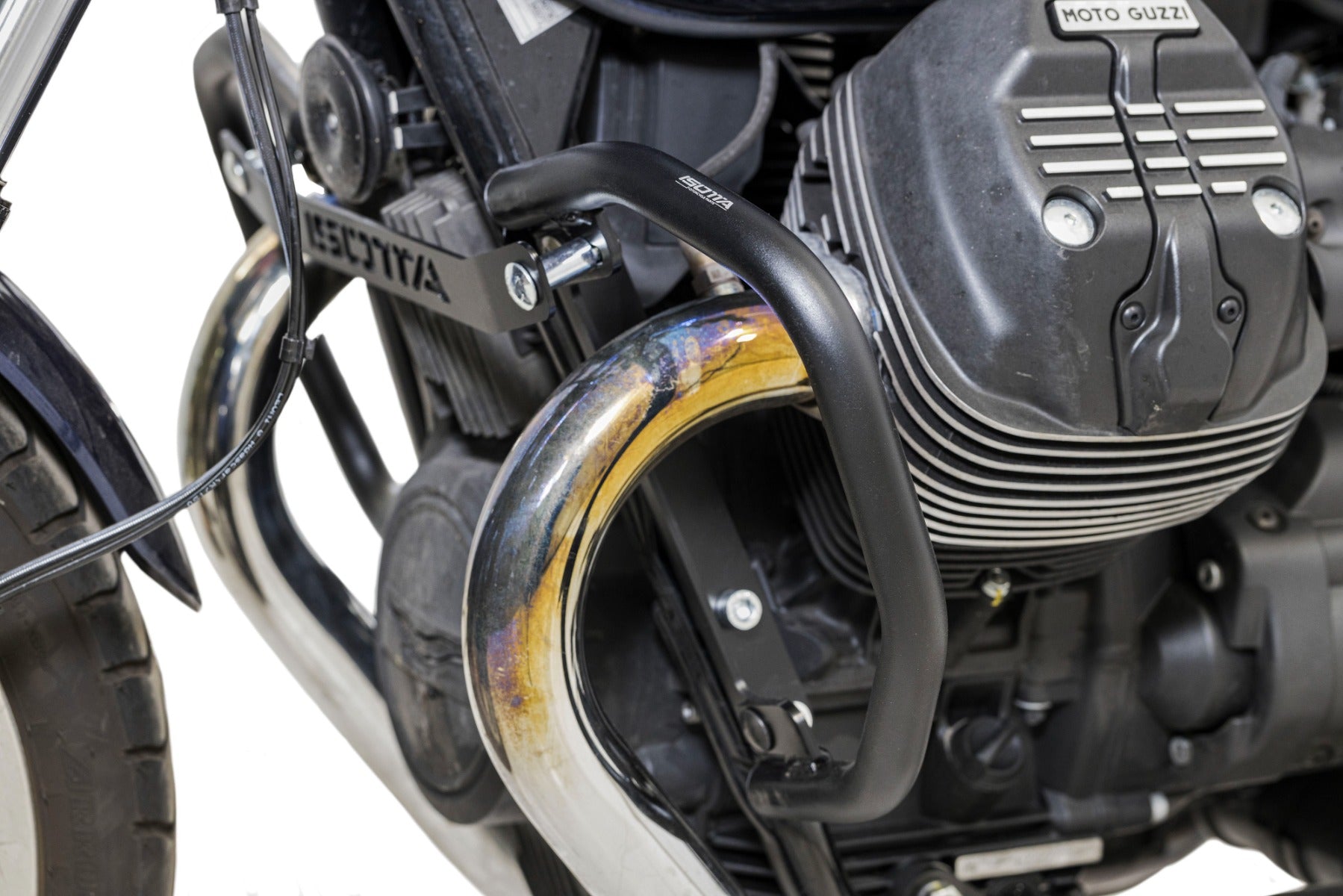Isotta Engine Guard Bars | Black | Moto Guzzi V7 Special 2021>2024 -  Shop name