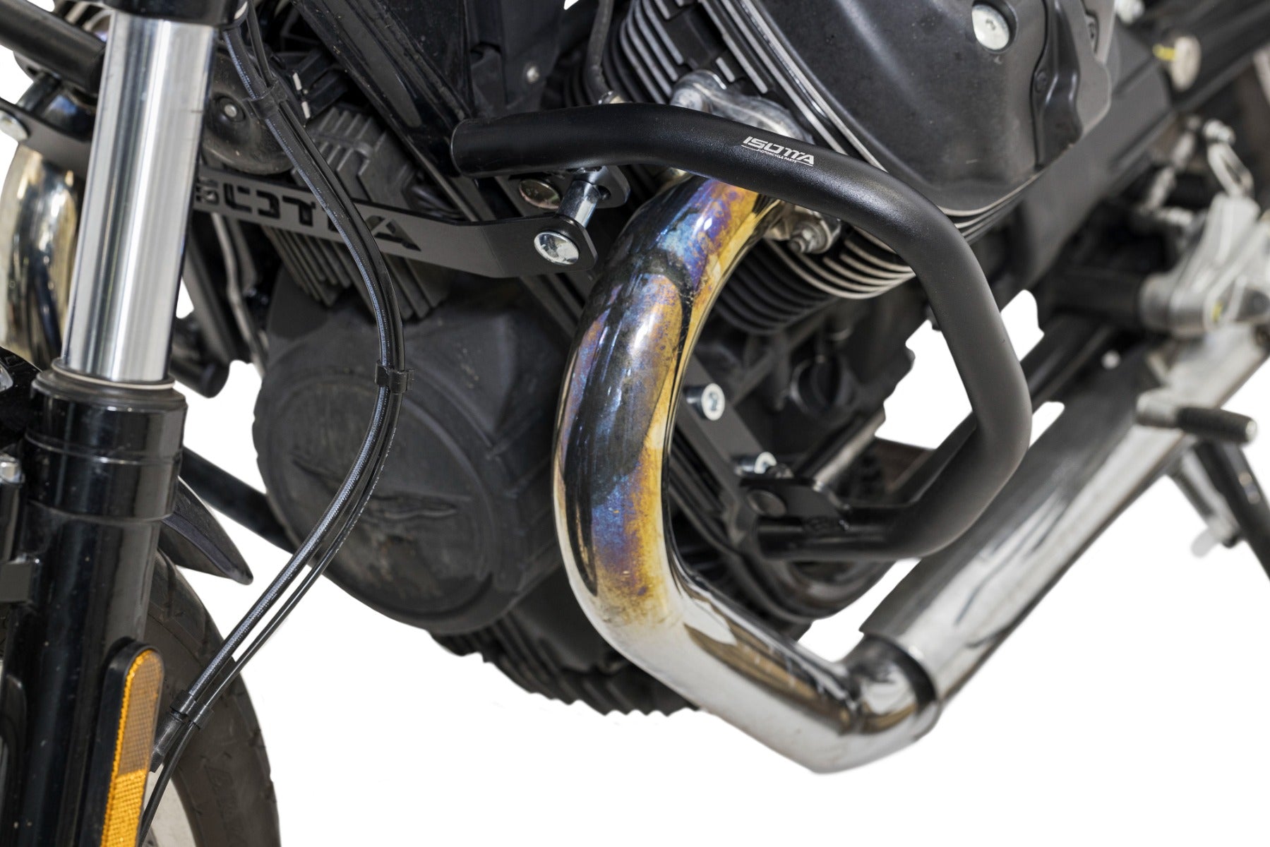 Isotta Engine Guard Bars | Black | Moto Guzzi V7 Special 2021>2024
