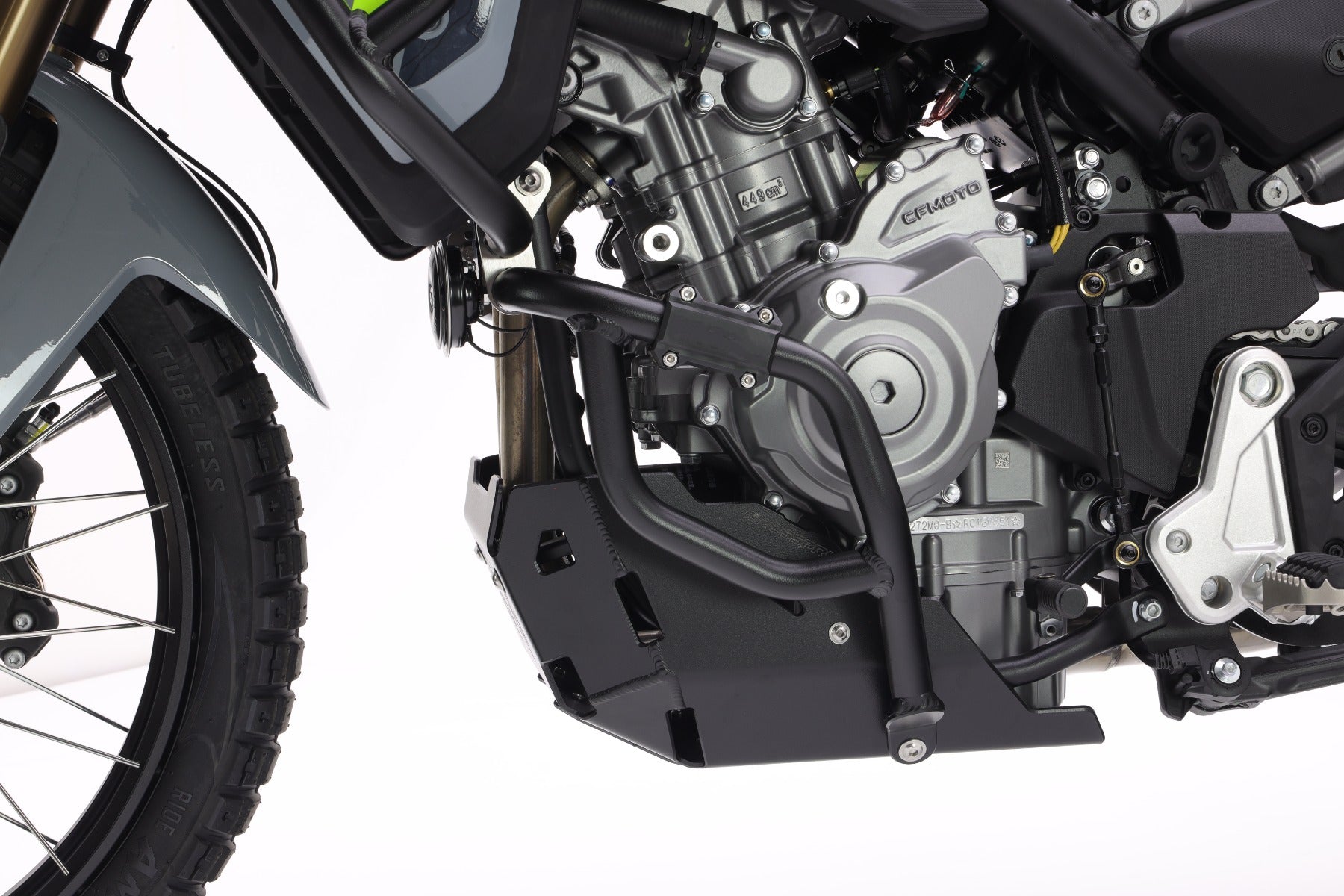 Isotta Lower Crash Protection Bars | Black | CFMoto 450 MT 2024 -  Shop name