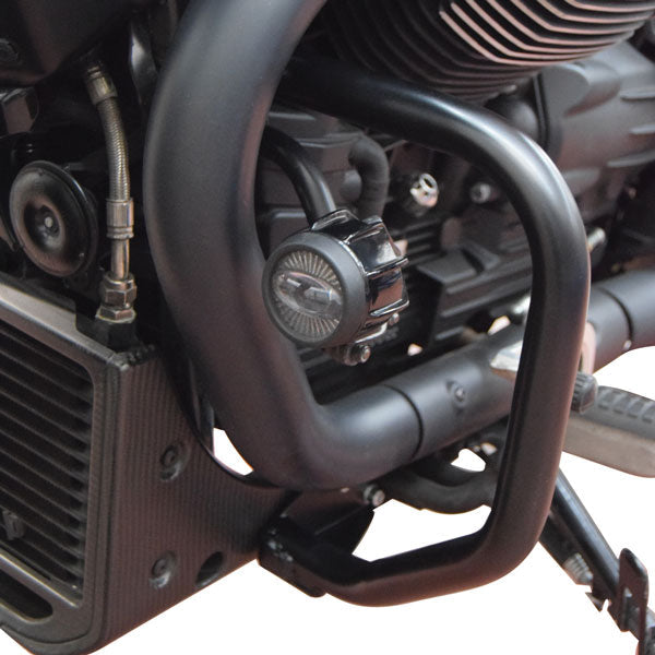 Isotta Lower Crash Protection Bars | Black | Moto Guzzi MGX-21 2016>2020 -  Shop name