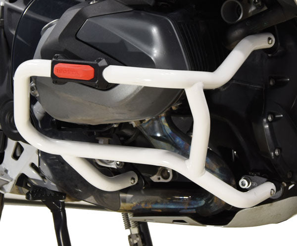 Isotta Lower Crash Protection Bars | White | BMW R 1250 GS 2019>2023 -  Shop name
