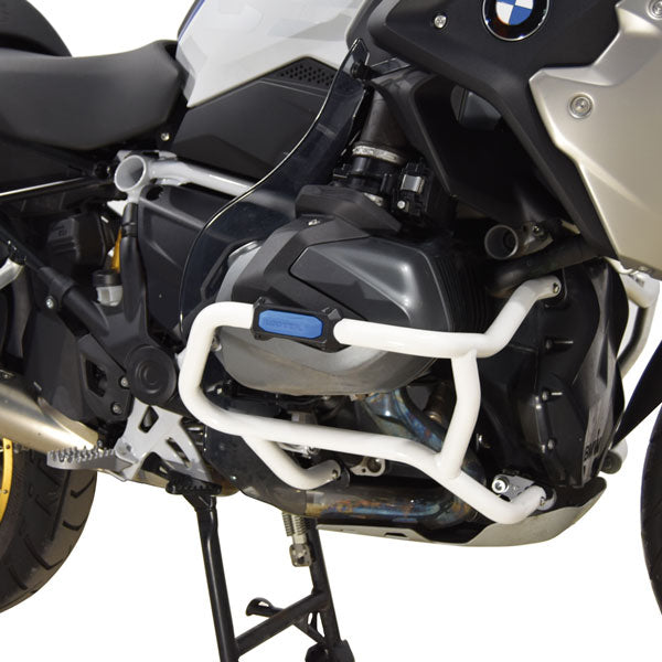 Isotta Lower Crash Protection Bars | White | BMW R 1250 GS 2019>2023 -  Shop name