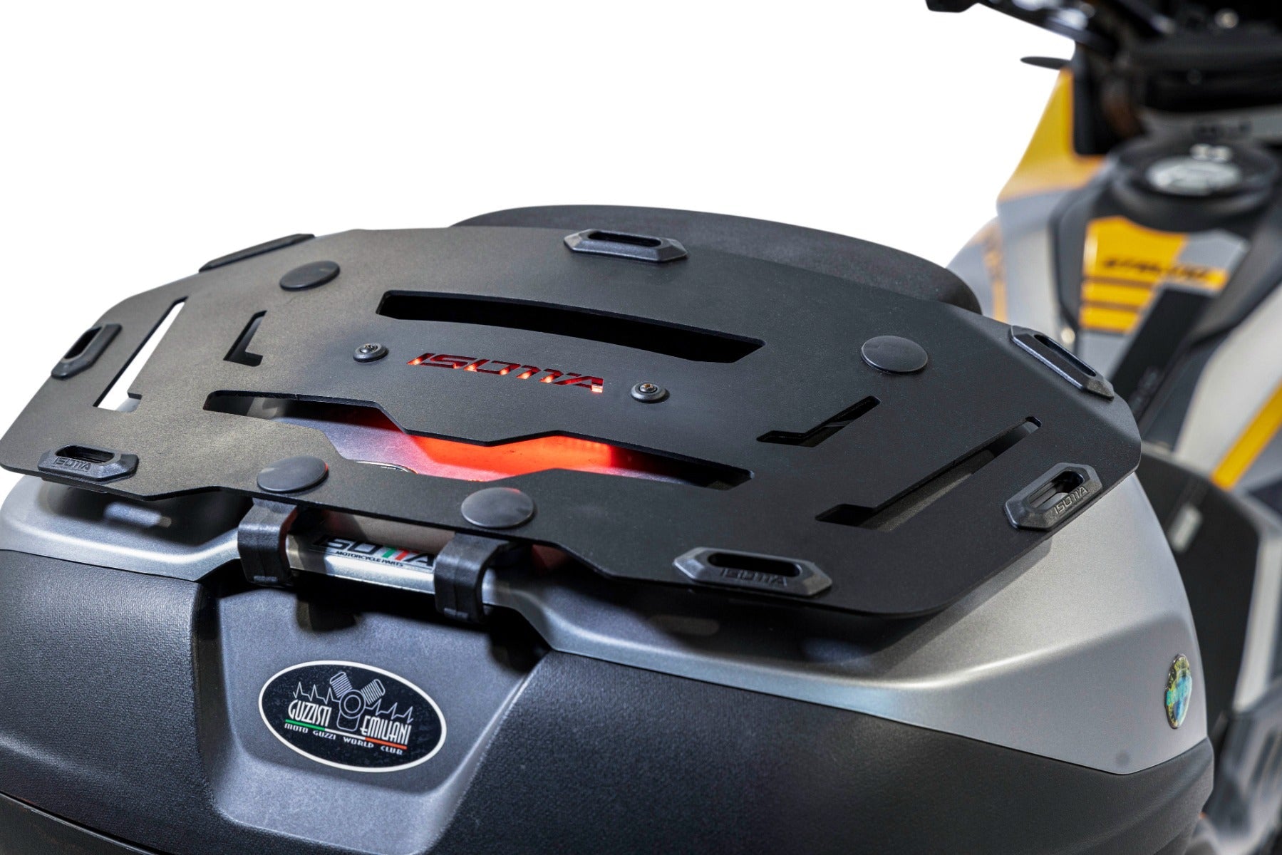 Isotta Luggage Rack | Black | Moto Guzzi Stelvio 2024 -  Shop name