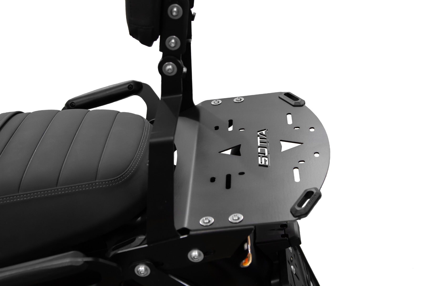 Isotta Luggage Rack | Black | Moto Guzzi V7 Stone Centenario 2021>2022 -  Shop name