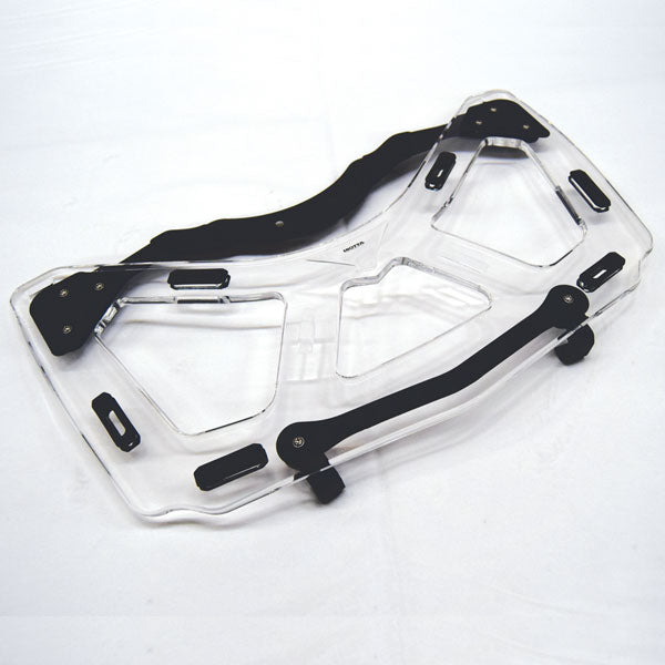 Isotta Luggage Rack For Top Box - Plexiglass | Clear | BMW K 1600 GTL 2010>2024-Storage-Pyramid Motorcycle Accessories