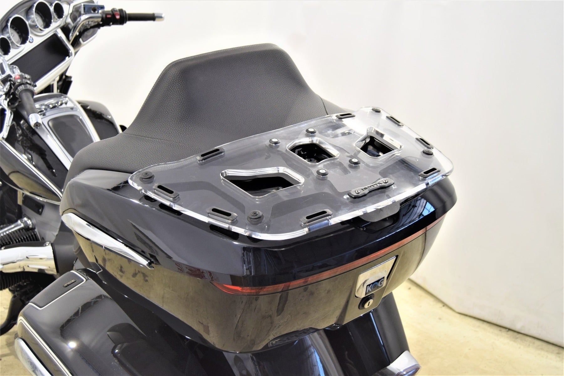 Isotta Luggage Rack - Plexiglass | Clear | BMW R 18 B 2021>2022 -  Shop name