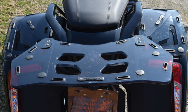 Isotta Luggage Rack - Plexiglass | Light Smoke | BMW K 1600 Bagger 2017>2024 -  Shop name
