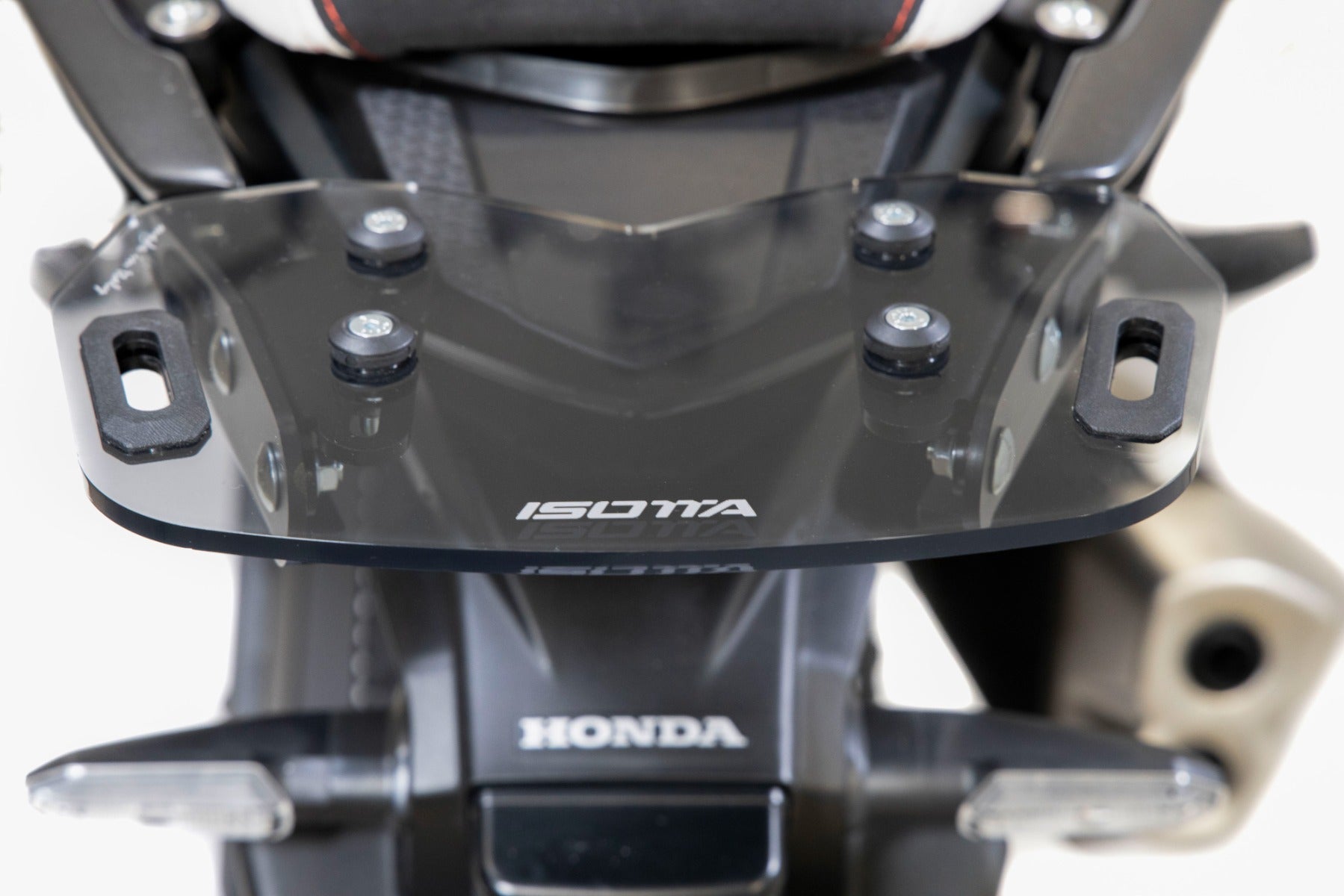 Isotta Luggage Rack - Plexiglass | Light Smoke | Honda CB 500 X 2019>2023 -  Shop name