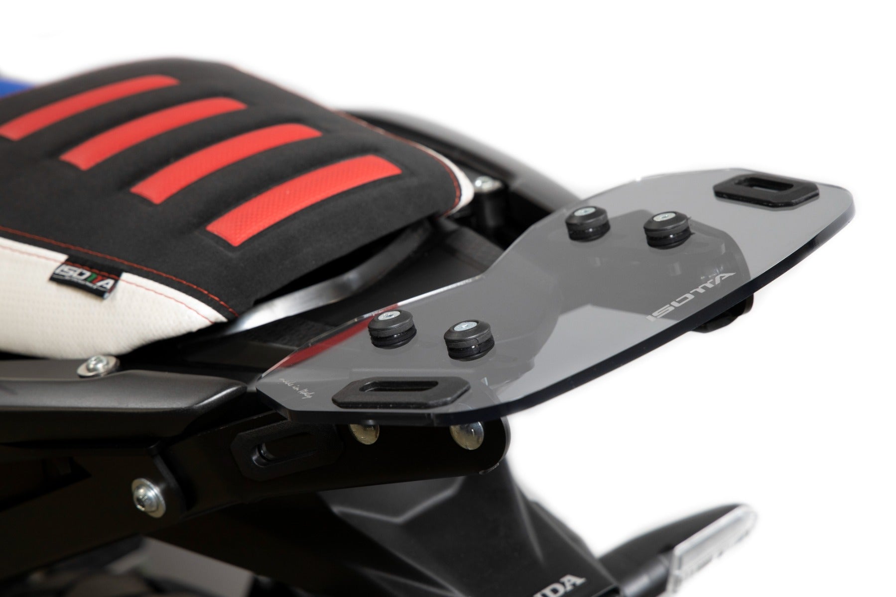 Isotta Luggage Rack - Plexiglass | Light Smoke | Honda CB 500 X 2019>2023 -  Shop name