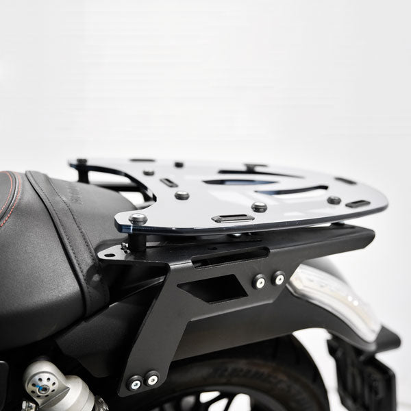 Isotta Luggage Rack - Plexiglass | Light Smoke | Moto Guzzi Audace 2017>2020 -  Shop name