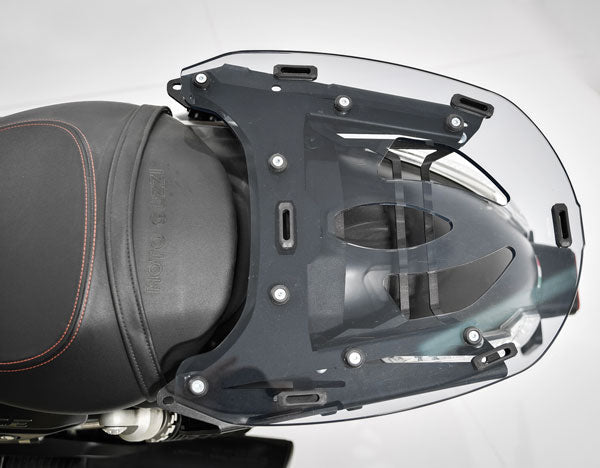 Isotta Luggage Rack - Plexiglass | Light Smoke | Moto Guzzi Audace 2017>2020 -  Shop name