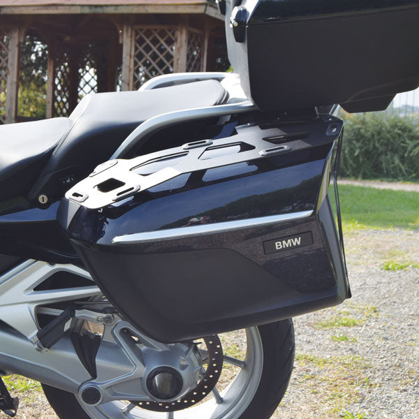Isotta Luggage Racks For Panniers | Black | BMW K 1600 GTL 2010>2024-Storage-Pyramid Motorcycle Accessories