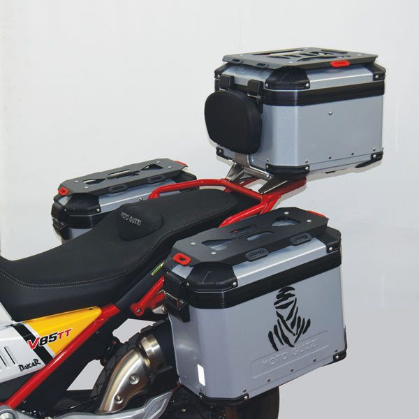 Isotta Luggage Racks For Panniers | Black | Moto Guzzi V 85 TT 2019>2023 -  Shop name