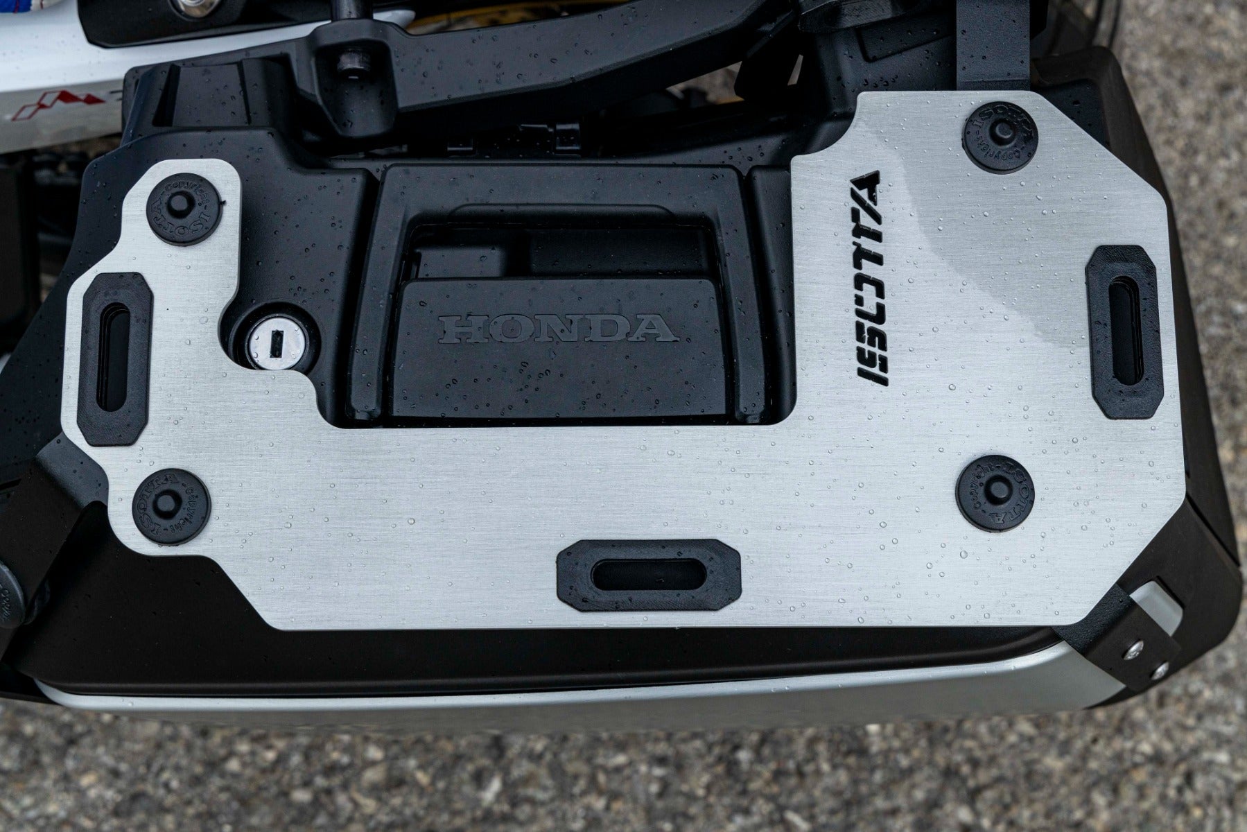 Isotta Luggage Racks For Panniers - Brushed Aluminium | Silver | Honda NT1100 2022>2024 -  Shop name