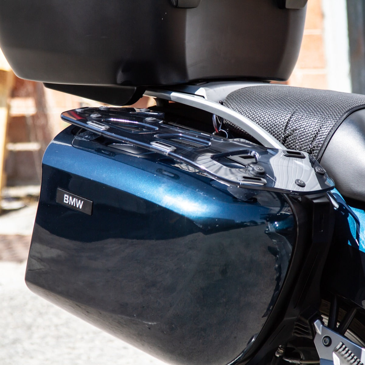 Isotta Luggage Racks For Panniers - Plexiglass | Clear | BMW R 1200 RT 2005>2013 -  Shop name