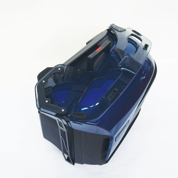 Isotta Luggage Racks For Panniers - Plexiglass | Light Smoke | BMW K 1600 GTL 2010>2024-Storage-Pyramid Motorcycle Accessories