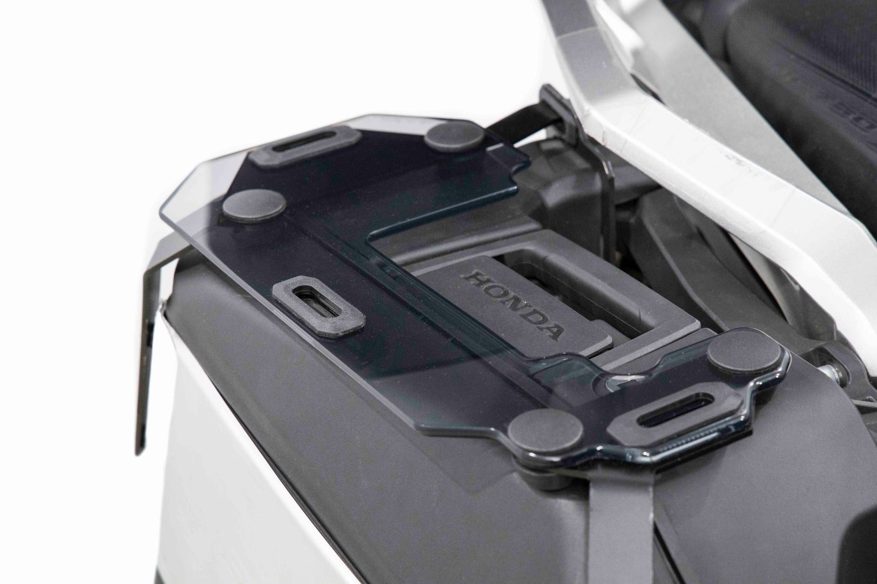 Isotta Luggage Racks For Panniers - Plexiglass | Light Smoke | Honda NT1100 2022>2024 -  Shop name