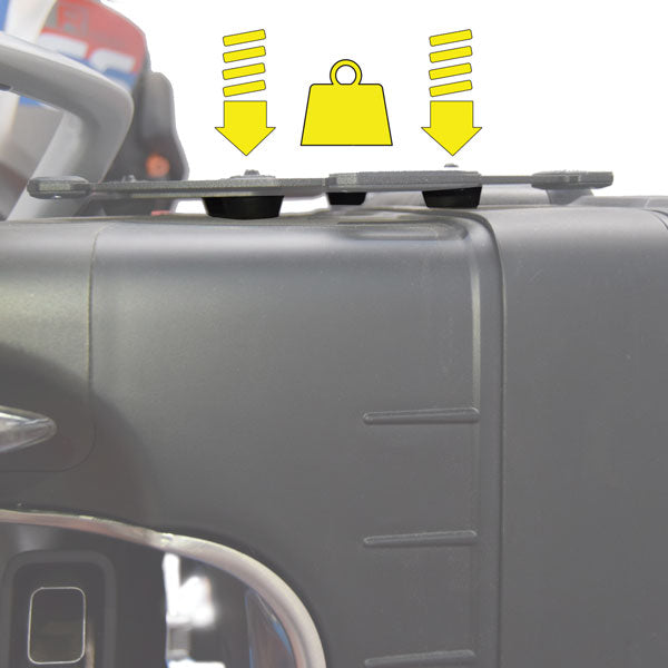 Isotta Right Luggage Rack For Vario Panniers | Black | BMW R 1250 GS 2019>2023 -  Shop name