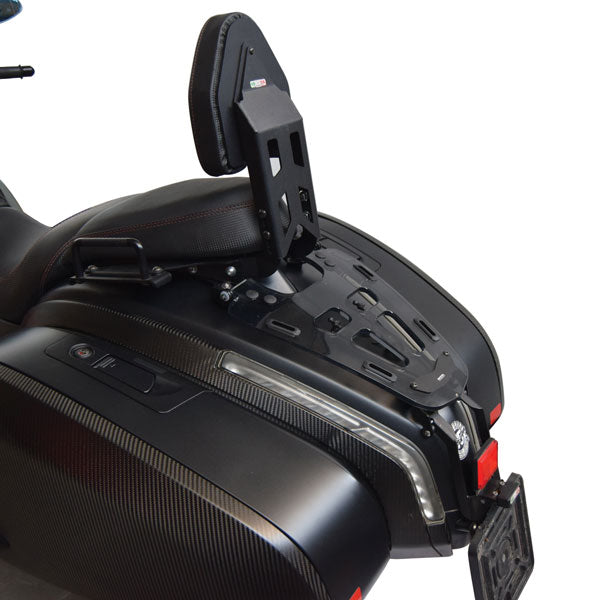 Isotta Tilting Luggage Rack - Plexiglass | Light Smoke | Moto Guzzi MGX 21 2016>2020 -  Shop name