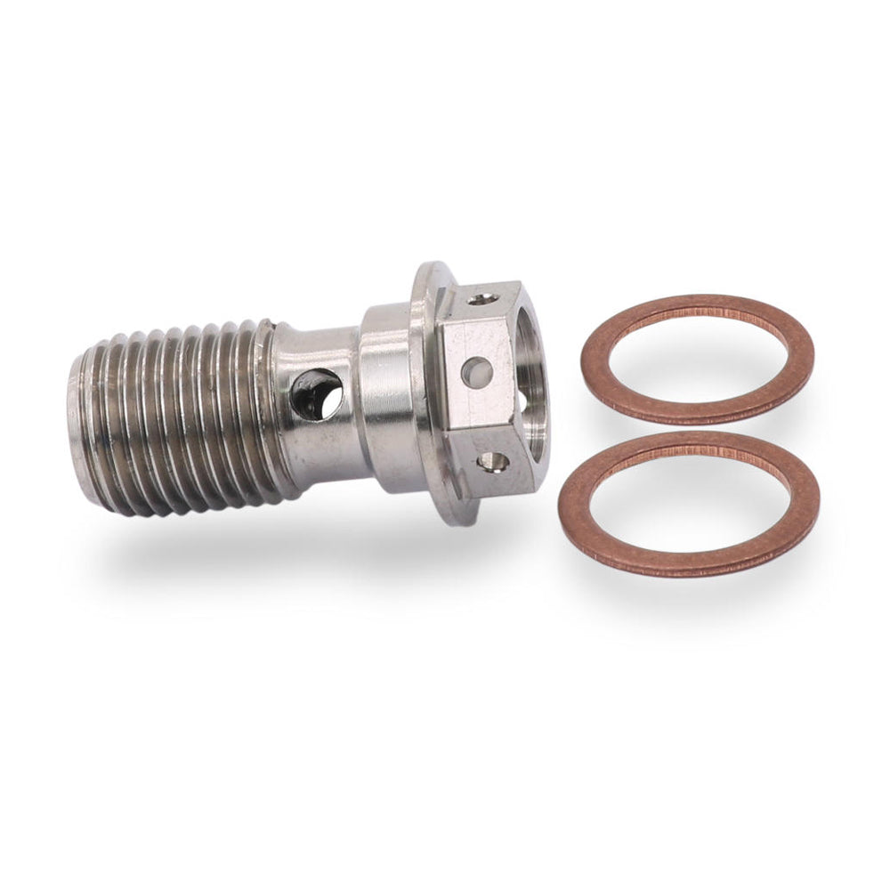 CNC Racing Oil Hose Single Banjo Screw M10x1.0 - Titanium -  Shop name