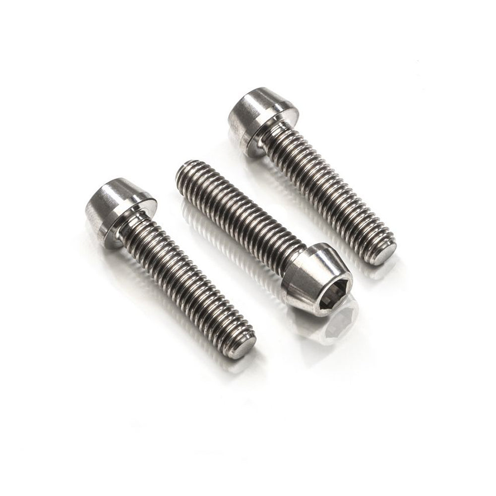 CNC Racing Screws Top Triple Clamp M8x25 (3 pcs) - Titanium -  Shop name