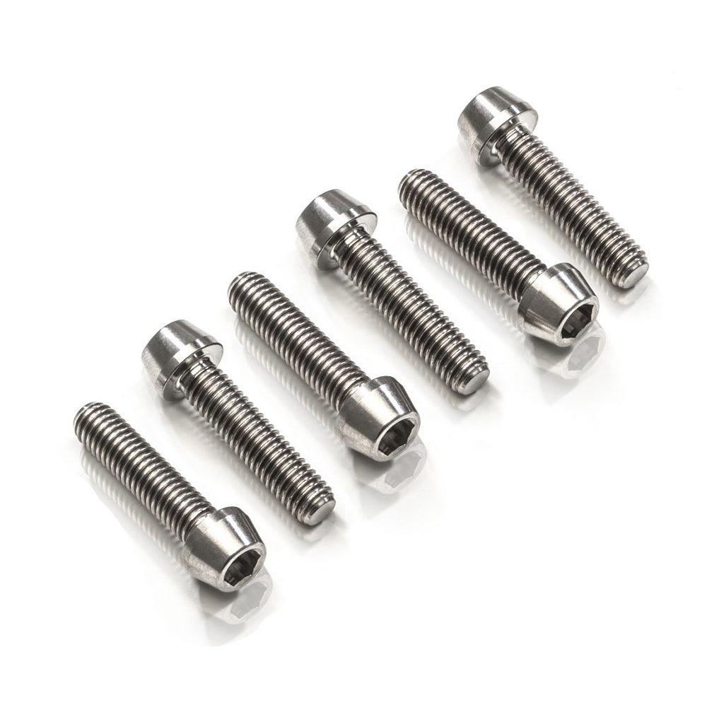 CNC Racing Clutch Cover Screw Kit - Titanium for Ducati SBK Panigale Series -   Pyramid Motorcycle Accessories