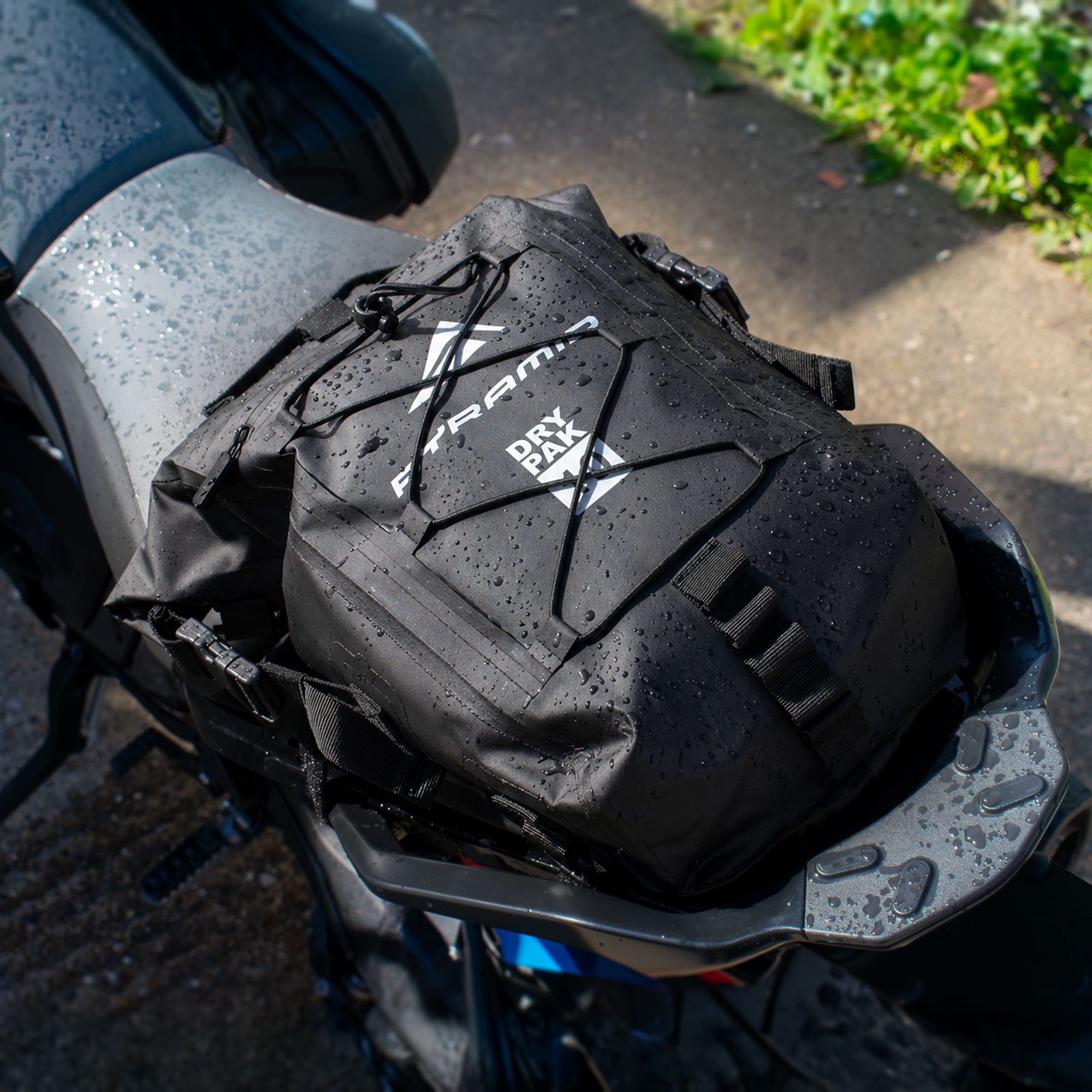 Pyramid Waterproof 10L Motorcycle Tail-PAK????  | Black -   Pyramid Motorcycle Accessories