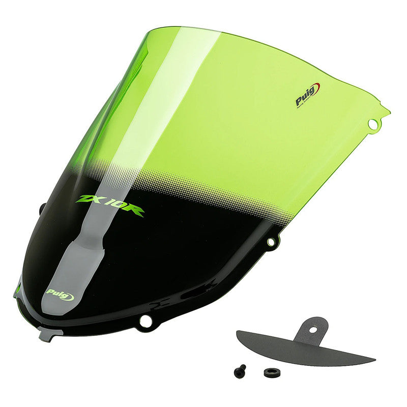 Puig Racing Screen | Green | Kawasaki ZX-10R 2004>2005