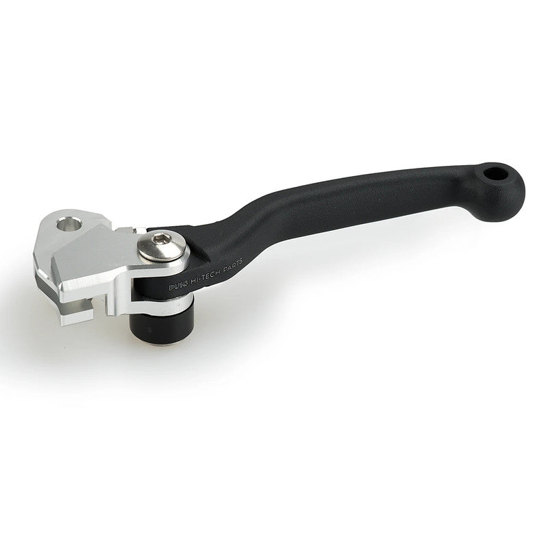 Puig Clutch Off-Road Lever + Support | Black | Kawasaki/Suzuki