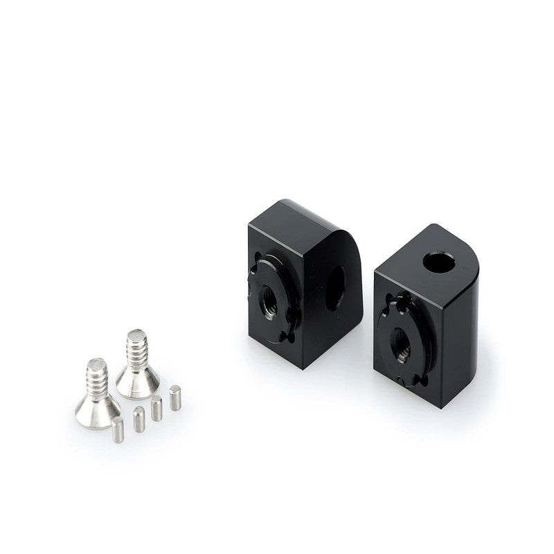 Puig Adaptor Adjustable Passenger Footpeg | Black | Yamaha