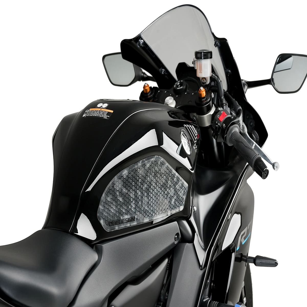 Puig Side Tank Protector | Clear | Yamaha YZF-R7 2022>2025