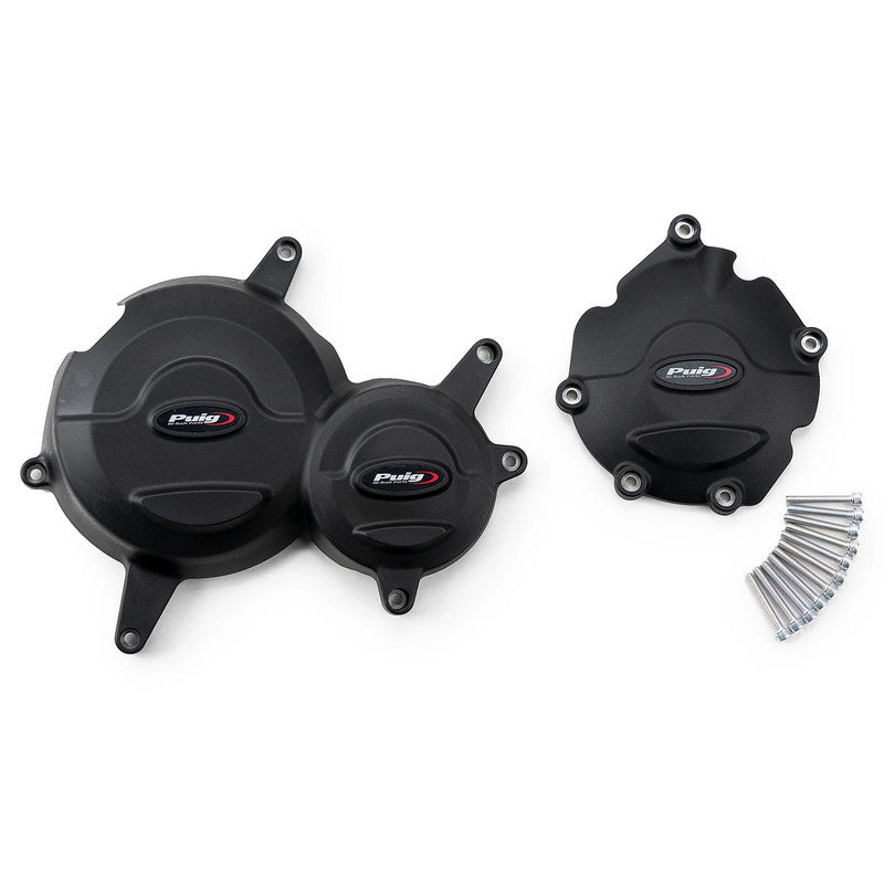 Puig KIT 2 Engine Protectives Covers | Black | Honda CB 1000 R 2018>2025