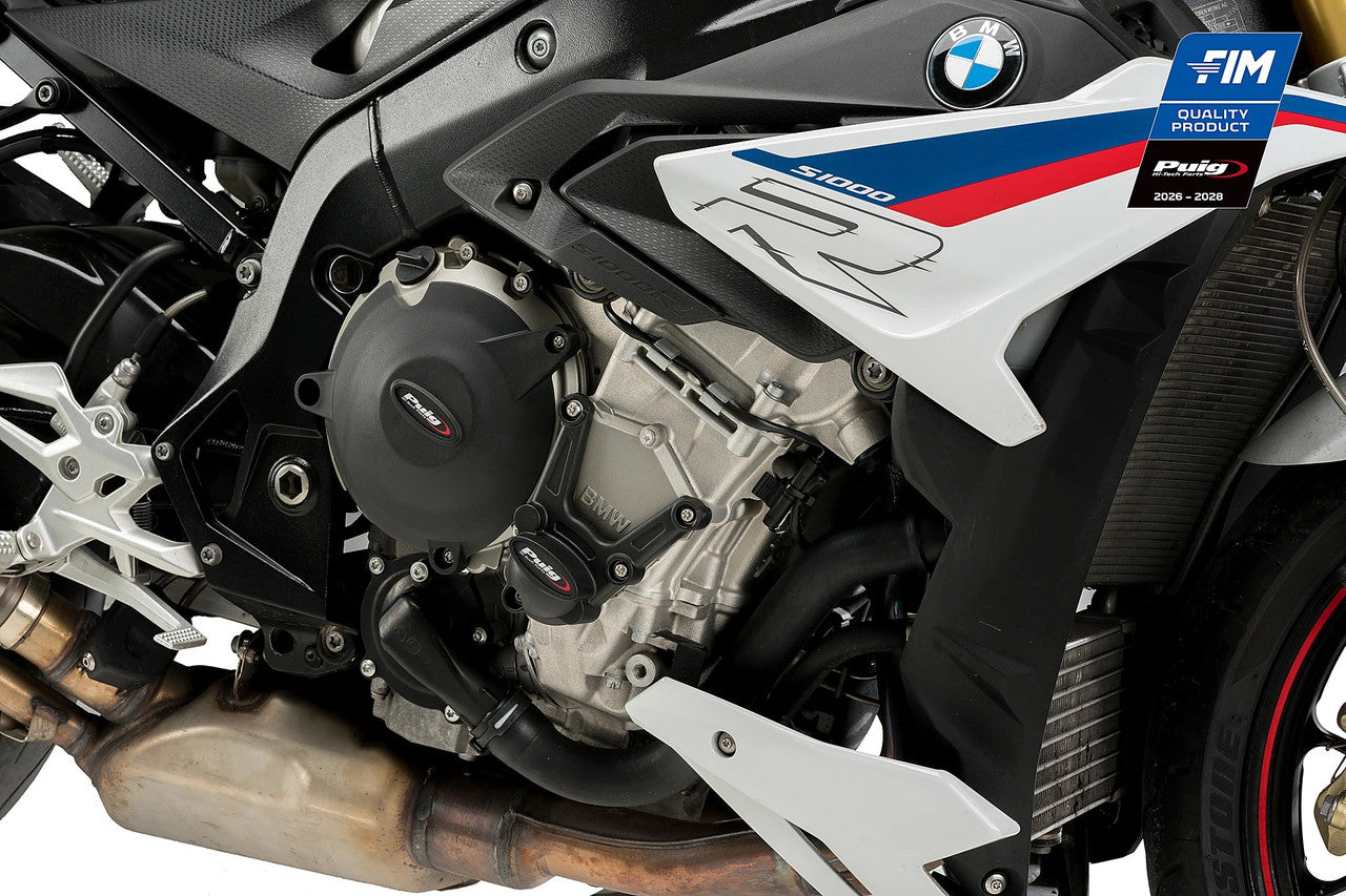 Puig KIT 3 Engine Covers Track | Black | BMW S 1000 R/RR