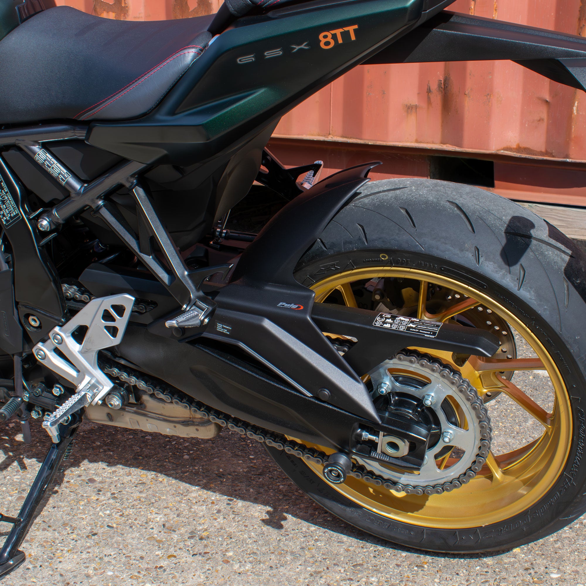 Puig Hugger | Matte Black | Suzuki GSX-8R/8S/8TT