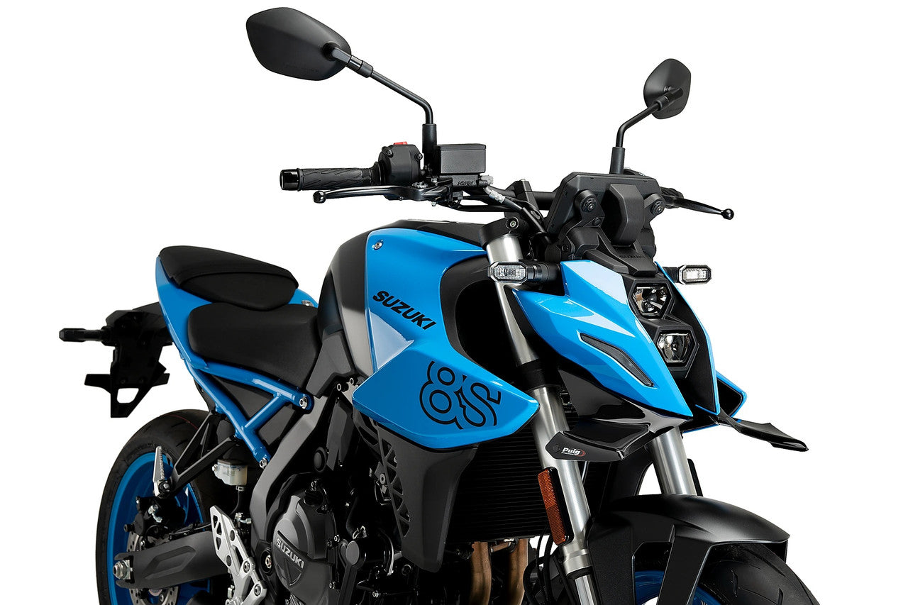 Puig Naked Frontal Spoilers | Black | Suzuki GSX-8S 2023>2026
