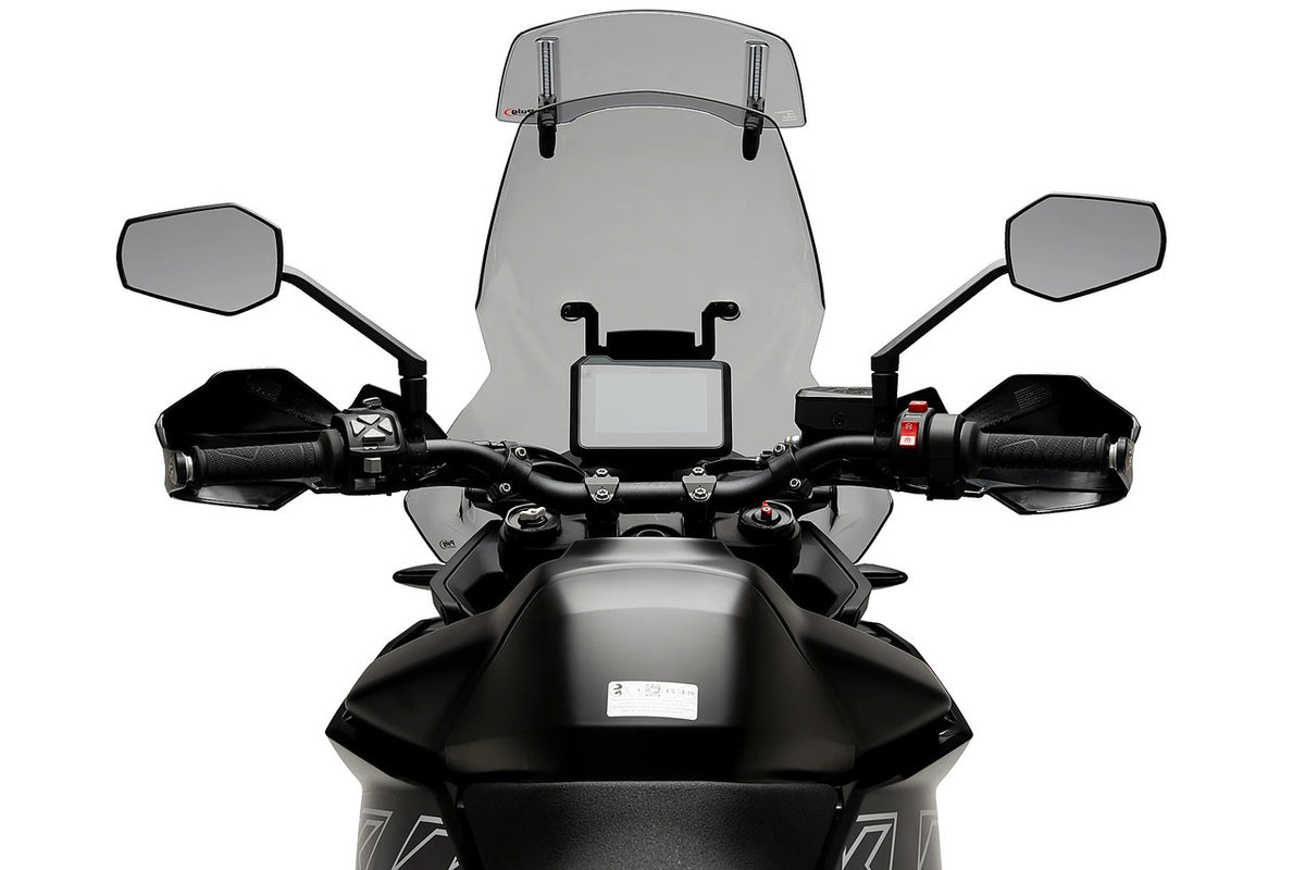 Puig Touring Windshield Screen with Visor | Light Smoke | KTM 890 SMT 2023>2025