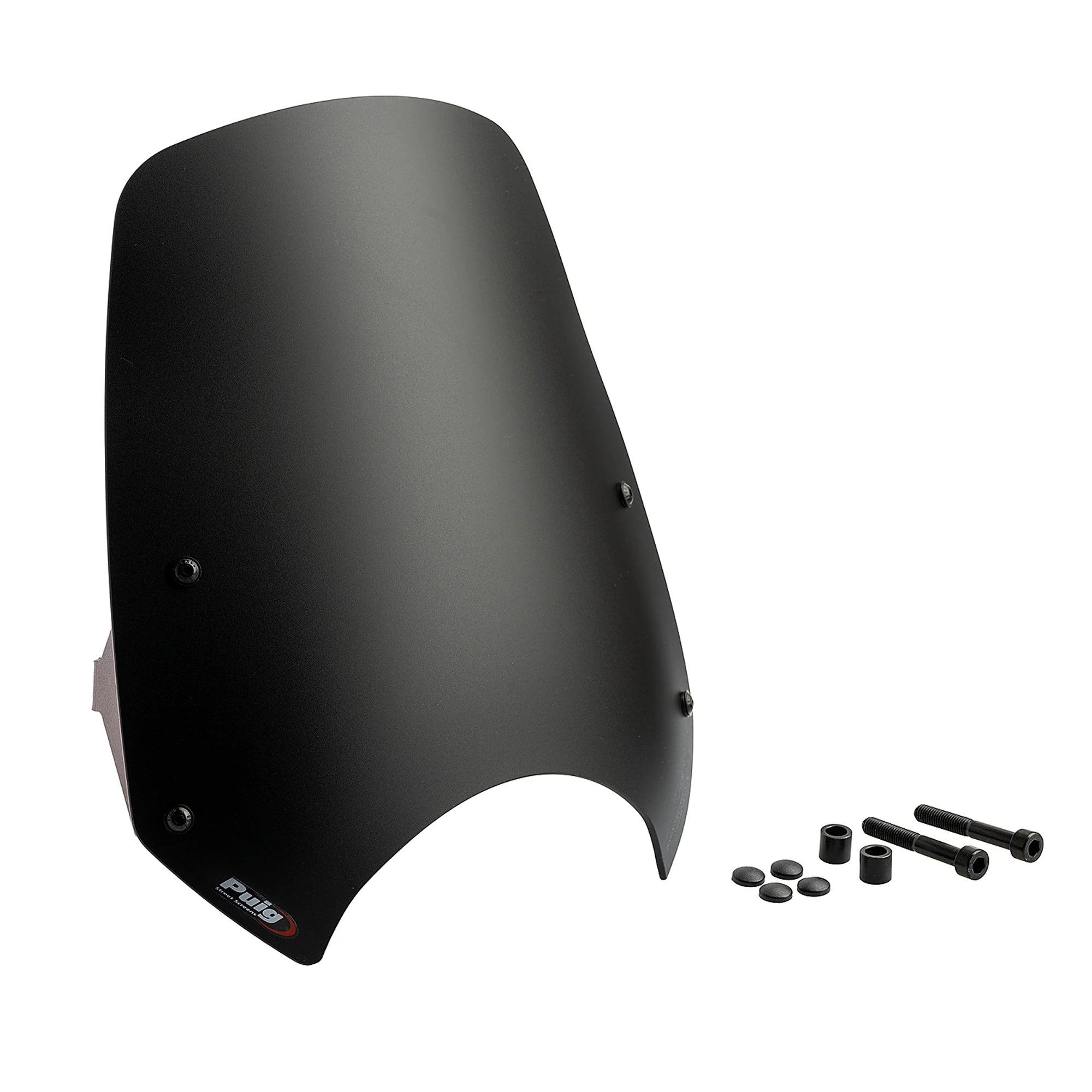 Puig Sport Screen | Matte Black (Opaque) | Indian FTR 1200 2019>2025 -   Pyramid Motorcycle Accessories