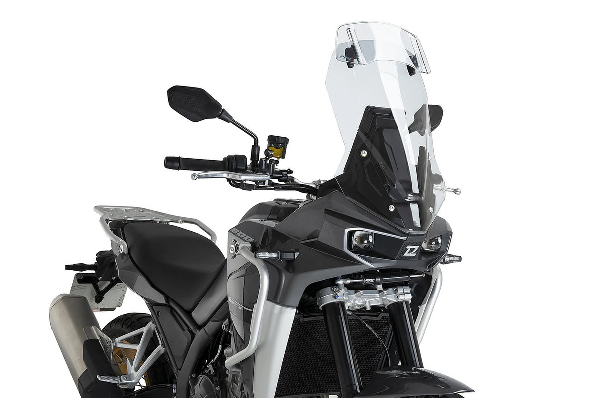 Puig Touring Windshield with Visor | Clear | Kove 800X Pro 2024>2026