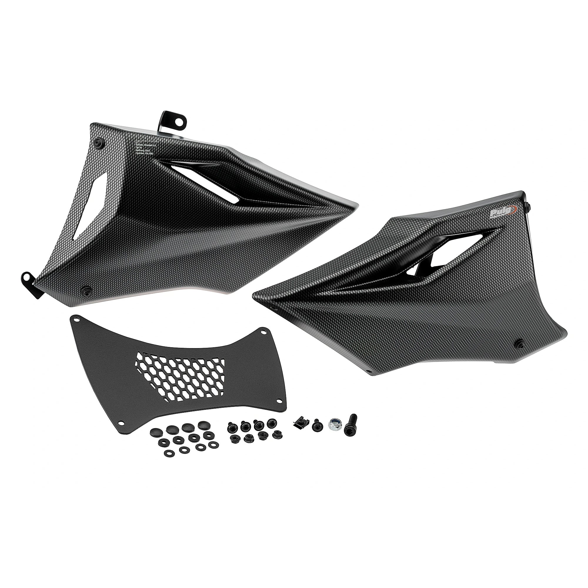 Puig Belly Pan | Carbon Look | Yamaha MT-07 / Tracer 7 / 7 GT 2025>2026 -   Pyramid Motorcycle Accessories