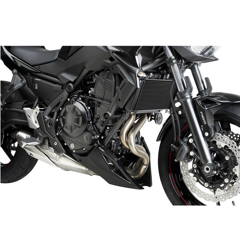 Puig Engine Spoiler | Black | Kawasaki Z 650 2020>2026
