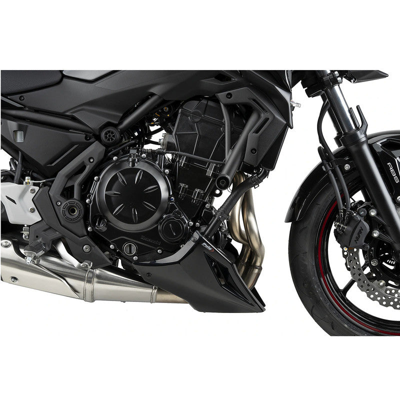 Puig Engine Spoiler | Black | Kawasaki Z 650 2020>2026